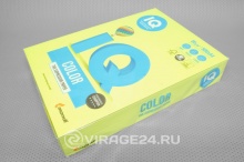 Купить Бумага А4 500л, желтая неоновая, IQ color