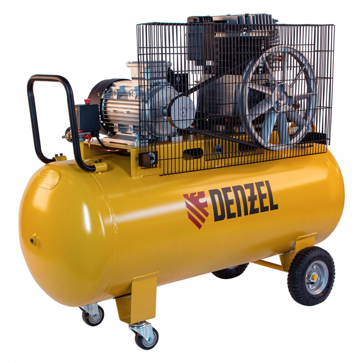 Воздушные компрессоры denzel купить. Компрессор воздушный электрический 220в Denzel. Компрессор Дензел ременной. Компрессор Дензел 200 литров. Компрессор воздушный ременной привод Denzel bci550-t/200 850л/мин 5,5квт.