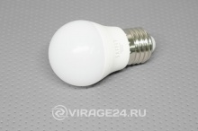 Купить Лампа светодиодная 7W 230V E27 4000K G45 шарик, SAFFIT