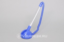 Купить Ручка шариковая синяя, линия 0,5мм, настольная,корпус синий с пружинкой "Стенд-Пен", BRAUBERG