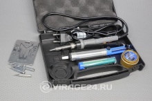 Купить Паяльный набор для монтажа и ремонта в пластиковом кейсе YIHUA 947-III tool kit 60 Вт, S-line