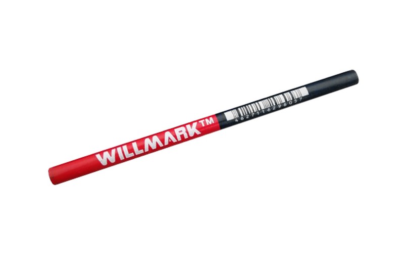 Купить карандаш строительный двухцветный 180мм, willmark 04319К по .