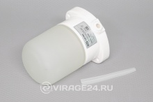 Купить Светильник НПБ400 для сауны настенно-потолочный белый, IP54, 60 Вт, белый, TDM