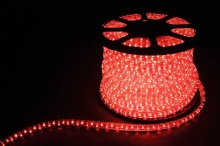 Купить Дюралайт (световая нить) со светодиодами,  2W 230V 36 LED 13мм красный, Feron