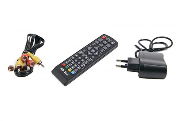 Купить Ресивер эфирный цифровой DVB-T2/C HD HD-215 пластик дисплей DOLBY DIGITAL, ЭФИР