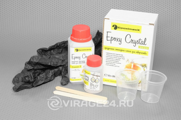 Купить Смола эпоксидная ювелирная прозрачная Epoxy Crystal PLUS 115 гр., EpoximaxX Colour