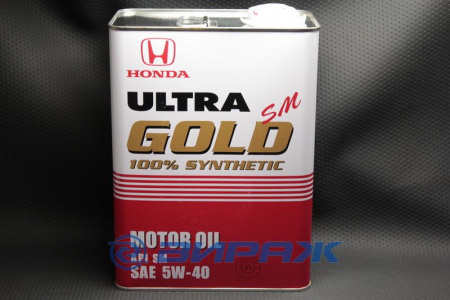 Купить Масло моторное ULTRA GOLD SN 5W40 (с) 4л.