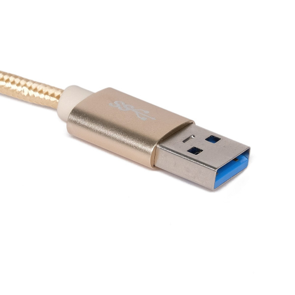 Купить Шнур USB Type-C 3.1 - USB А 3.0, 1,8м, цвет в ассортименте, АТОМ