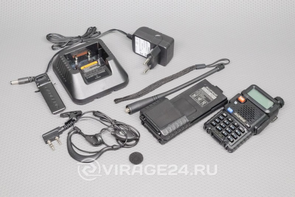 Купить Портативная радиостанция UV-5R (136-174/400-480 МГц)/128 кан./ 5 Вт/BL-5/3800 мАч, BAOFENG