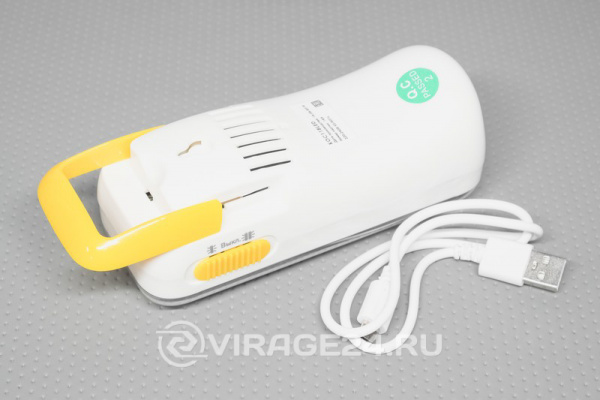 Купить Фонарь светильник аккумуляторный 10W 118LED 4V 2Ah зарядка от USB, КОСМОС