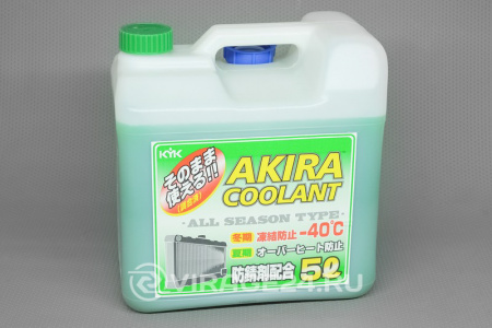 Купить Антифриз -40 всесезонный зеленый 5л, Akira Coolant
