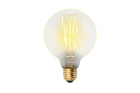 Купить Лампа накаливания 60Вт Е27 форма шар, форма нити VW (IL-V-G95-60/GOLDEN), Vintage, Uniel