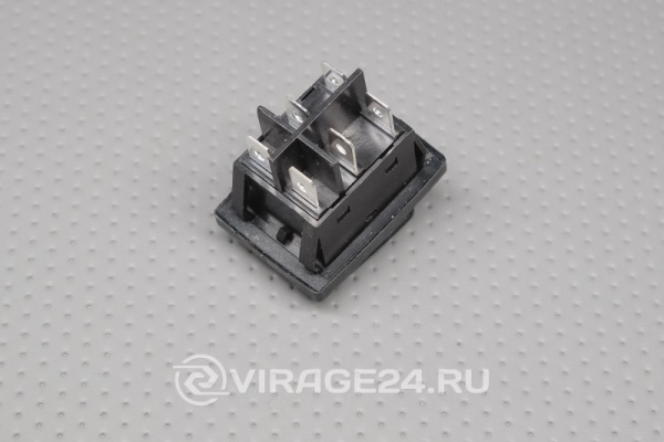 Выключатель клавишный с термозащитой 30А 250V T85 (влагозащещенный)