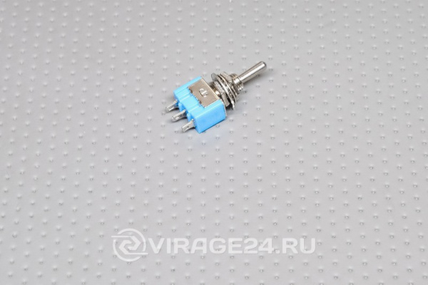 Купить Тумблер 250V 3А (3c) ON-OFF-ON однополюсный  Micro, REXANT