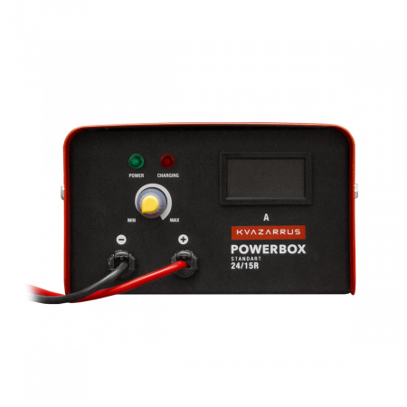 Купить Устройство зарядное PowerBox 24/15R 24В 5-15А, ёмкость АКБ до 300 А/ч, 220В, KVAZARRUS