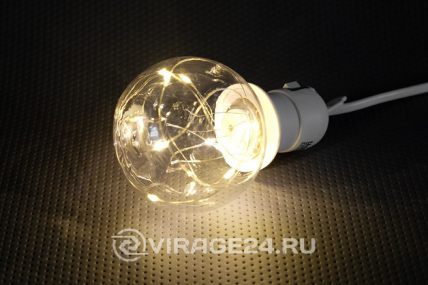 Купить Лампа светодиодная E27 3W 2700K шар декоративный LB-381, Feron
