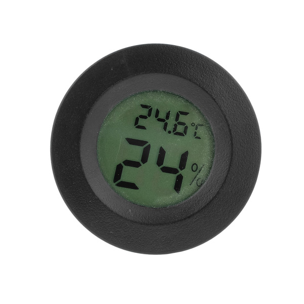 Купить Термогигрометр  (от -50 до +70C/ от 10 до 99%) DC1.5V (1хAG13) черный
