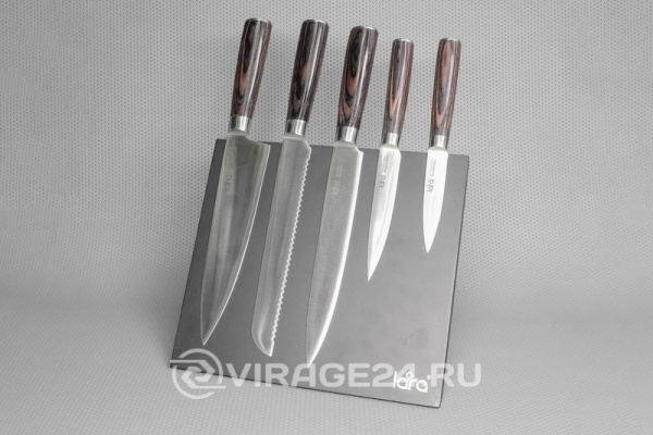 Купить Набор ножей на магнитной подставке, 6 предметов LR05-58 , LARA