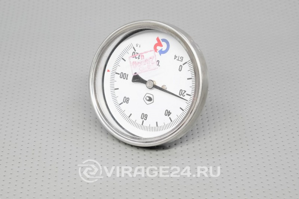 Купить Термометр биметаллический БТ-41.211, L=46 (0...+120), РОСМА