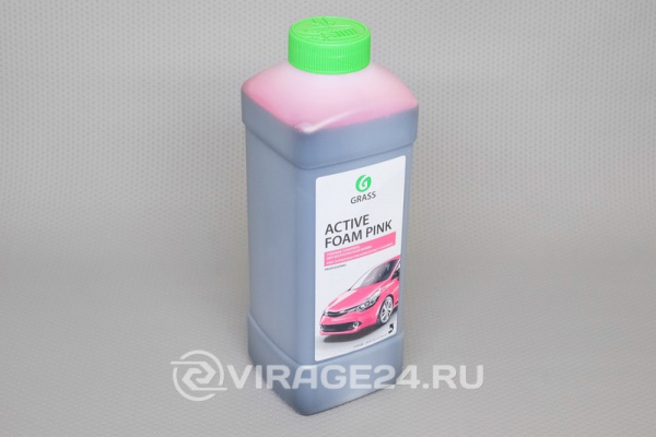 Купить Шампунь для бесконтактной мойки Active Foam Pink  1кг, GRASS